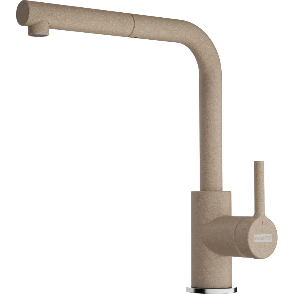 Змішувач FRANKE Lina L Shape Pull Out, Мигдаль (115.0728.487